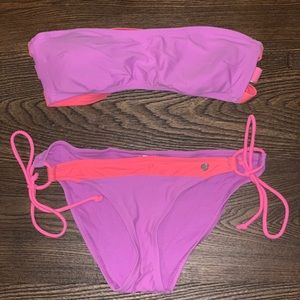 STRAPLESS BANDEAU BIKINI SET 💗